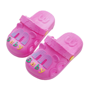 可爱儿童浴室拖鞋软底