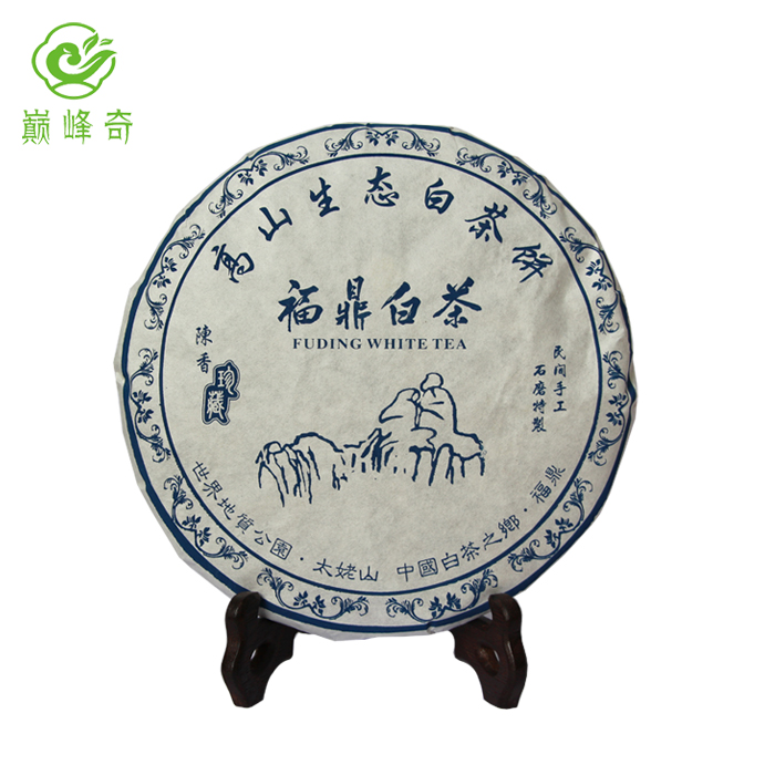 福鼎白茶 老 寿眉 秋茶特级高山白茶饼350g老白茶大白毫茶叶陈茶