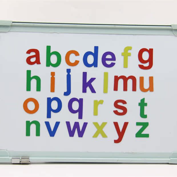 包邮富尼6803大写/小写英文磁片 儿童早教教具磁性冰箱贴26个字母