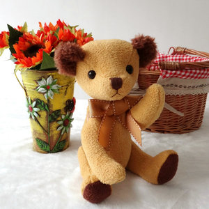 雅家公仔布娃娃正版韩国泰迪熊博物馆小熊毛