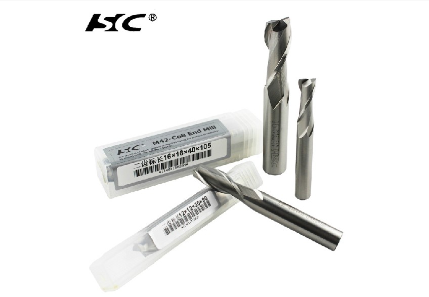 河冶住商hsc白钢铣刀 m42-co8含钴铣刀 2刃键槽铣刀 2.0-25.0mm