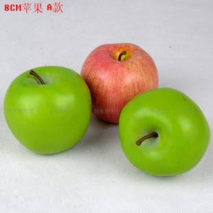 仿真水果特大号桃子泡沫假水果大苹果玩具全红苹果道具画室写生