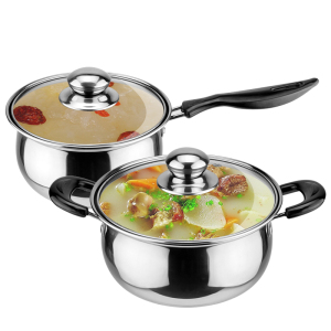 不锈钢奶锅汤锅加厚煮面锅