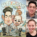 手绘漫画肖像 画像 卡通漫画 q版肖像画 手绘定制 搞笑漫画 礼物