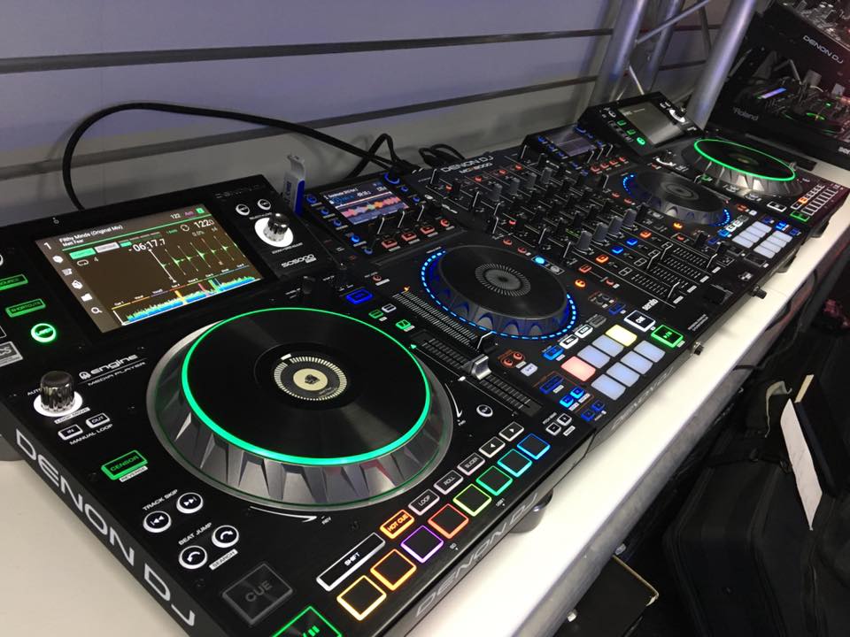 现货 天龙denon dj sc5000打碟机一对 denon dj x1800混音台一套