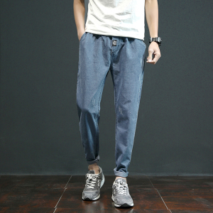 日系水洗牛仔裤