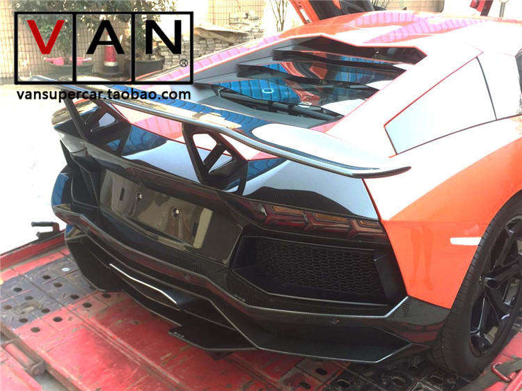 van兰博基尼lp700改装包围 aventador lp720 lp750改装碳纤维尾翼