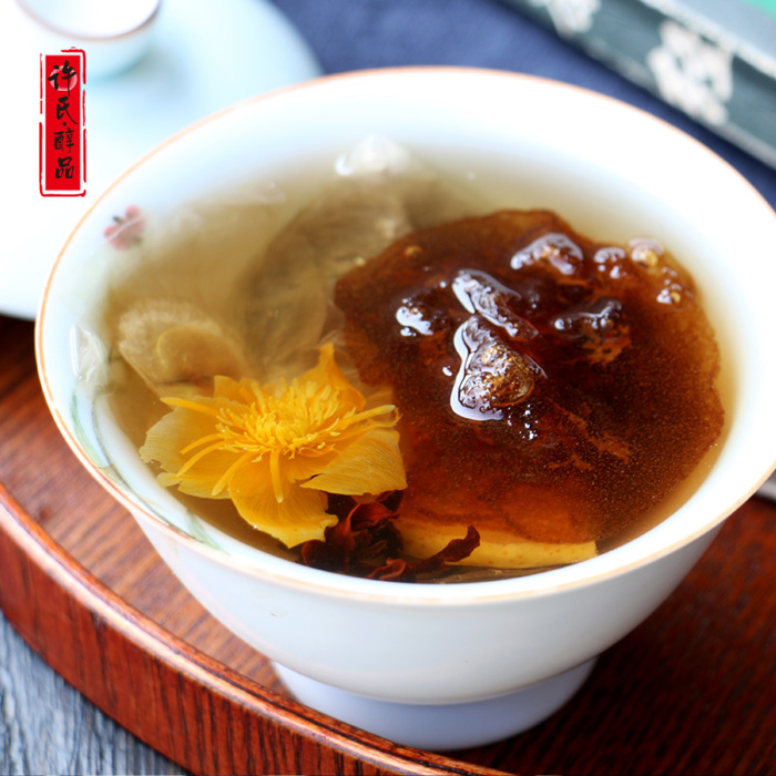 许氏醇品清润饮 利咽润喉茶 胖大海金莲花雪梨干花清咽茶8包包邮