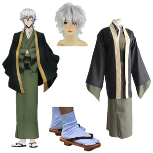 cosplay服饰/配件 cosplay男装 > 动漫cosplay银魂志村新八常服和服