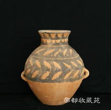 饰品收藏 酒店装 客厅博古架摆件家居饰品 仿古陶罐摆件陶器工艺品
