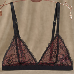 德国SK*INY超舒适无钢圈纯棉<em>文胸</em> 超薄款透气