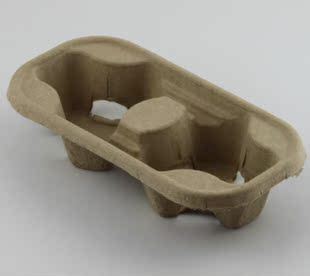 厂家直销星巴克同款外卖咖啡托可乐托外卖杯托2杯装100个装纸杯架