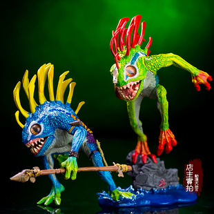 公仔摆件原装魔兽模型魔兽世界娜迦女王人鱼小