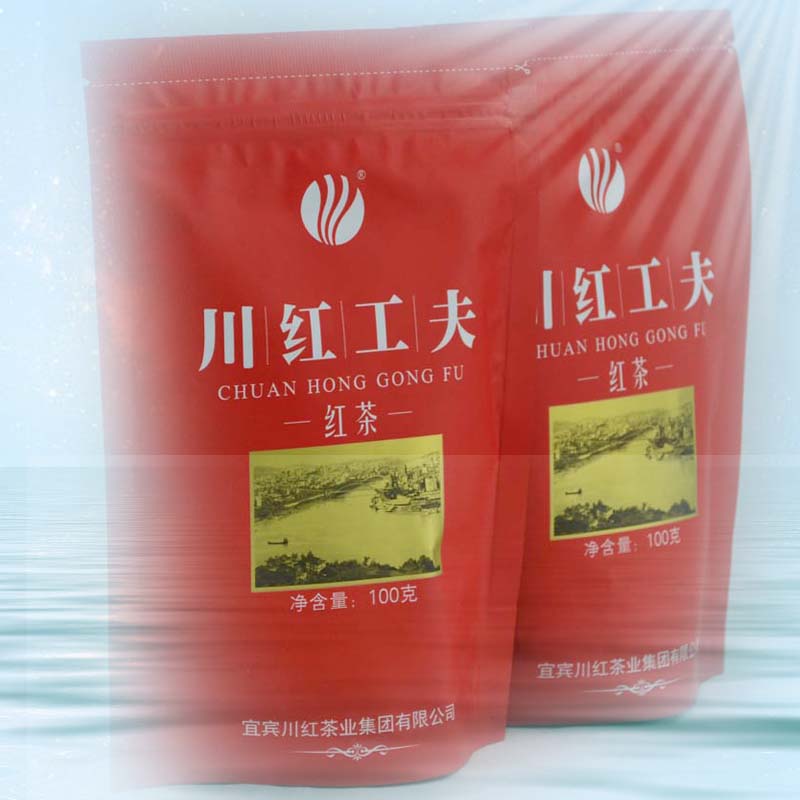 2016年川红正品 宜宾川红功夫红茶100克g袋装红茶 暖胃养生滇红茶