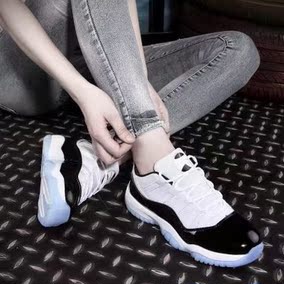 正品[aj11低帮]aj11低帮高帮哪个贵评测 aj11黑