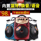 户外便携手提移动大功率插卡蓝牙播放器 特美声Q2广场舞音响音箱