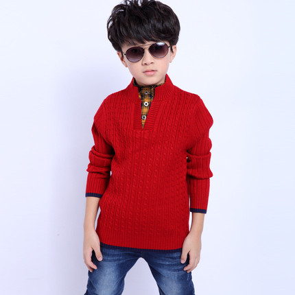 [<em>天猫</em>]童装男童<em>毛衣</em>套头韩版<em>儿童</em>针织衫加厚中