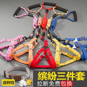 狗狗牵引绳泰迪遛狗绳狗链子小狗项圈小型中型大型犬金毛宠物用品