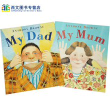 爸爸妈妈 Browne 6岁家庭关系情商管理正版图书 安东尼布朗 幼儿英语启蒙 Mum 英文原版绘书绘本 Dad Anthony