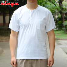 纯棉透气 老人文化衫 汗衫 夏季爸爸装 老头衫 中老年男式背心短袖