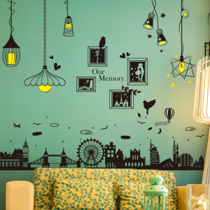 欧式创意壁纸墙贴纸