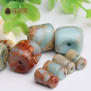 小和尚佛头满天星手工多肉粗陶素烧花盆陶瓷批