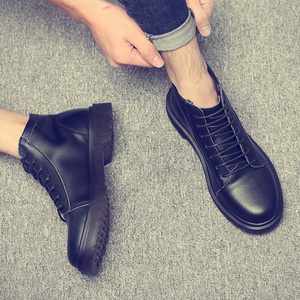 冬季青年英伦马丁靴