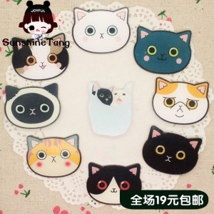 新品创意立体可爱卡通猫咪波斯猫喵星人冰箱贴磁贴搞怪表情包邮