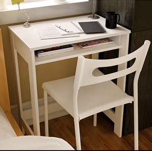 欧式简易宜家台式电脑桌家用现代简约韩式实木