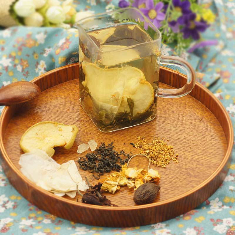 膳太 花草茶组合 胖大海雪梨茶包 含玉蝴蝶桂花10小包邮 喉咙好茶