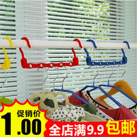 亿加亿多功能魔术衣撑节省空间五孔防风防滑衣