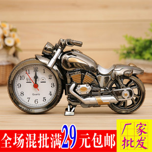 四款式摩托车闹钟超酷闹钟专利闹钟创意闹铃家居礼品10元百货货源