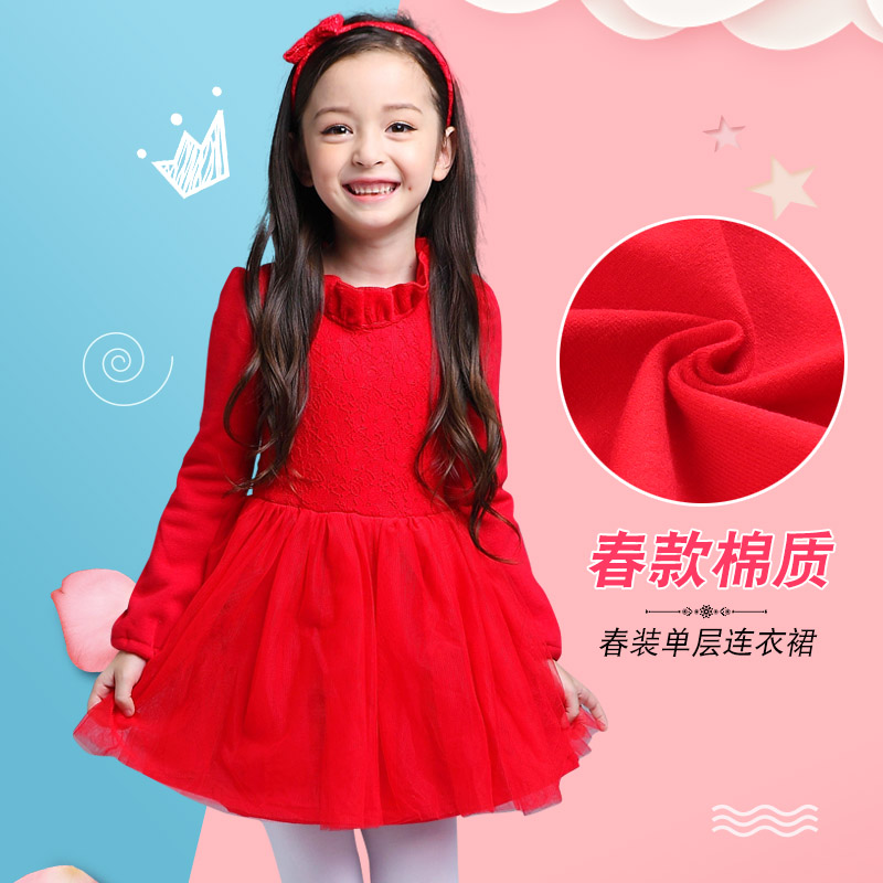 正品[女童秋裙]女童秋裙连衣裙评测 毛梨秋裙图