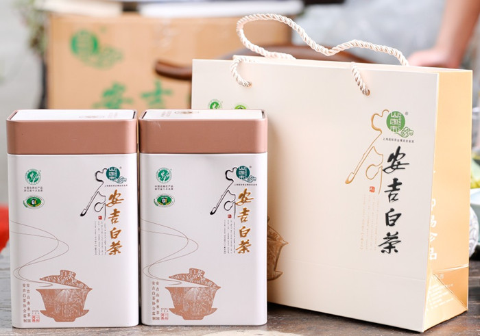 山客来2016正宗安吉白茶礼盒装250克雨前特级B新茶叶 绿茶春茶