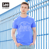 经典 印花T恤男L269612LQ3XM 百搭短袖 2017春夏新品 Lee男装