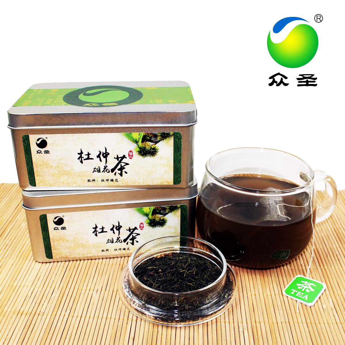 众圣 杜仲雄花茶 杜仲茶 养肝茶补肾茶降压茶通便茶 张家界养生茶