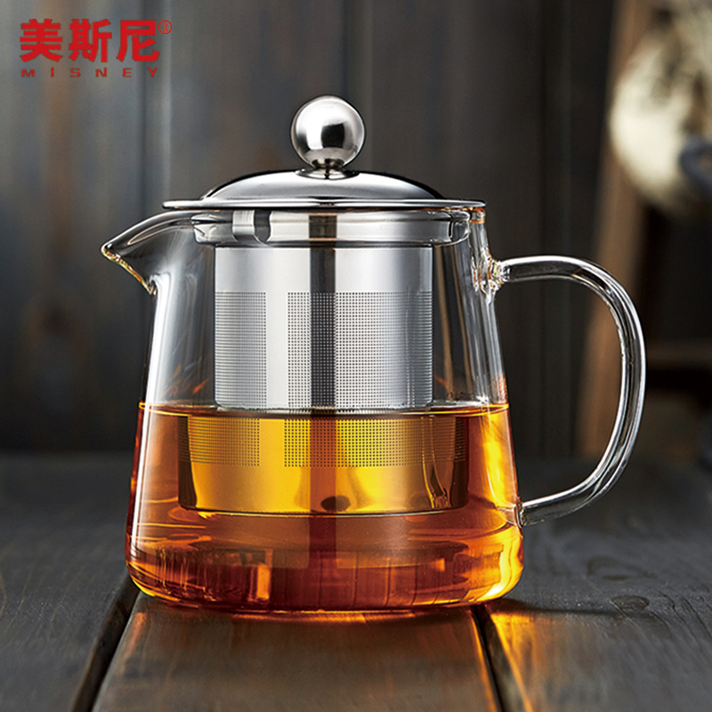 美斯尼 玻璃茶壶耐高温加厚泡茶壶 不锈钢过滤耐热玻璃水壶花茶壶怎么样,美斯尼家居旗舰店好吗, 宜购网"美斯尼 玻璃茶壶耐高温加厚泡茶壶 不锈钢过滤耐热玻璃水壶花茶壶"由淘宝商家"美斯尼家居旗舰店"提供,淘宝价99.00元。宜购网通过严格筛选,为您提供优质、正品商品,商家已通过淘宝店铺实名认证并加入《消费者保障服务协议》,请放心购买。