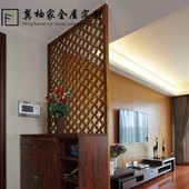 通花板 入户隔断 进门玄关 守净ǜ衿练 美式守撅慰盏窕ò甯舳