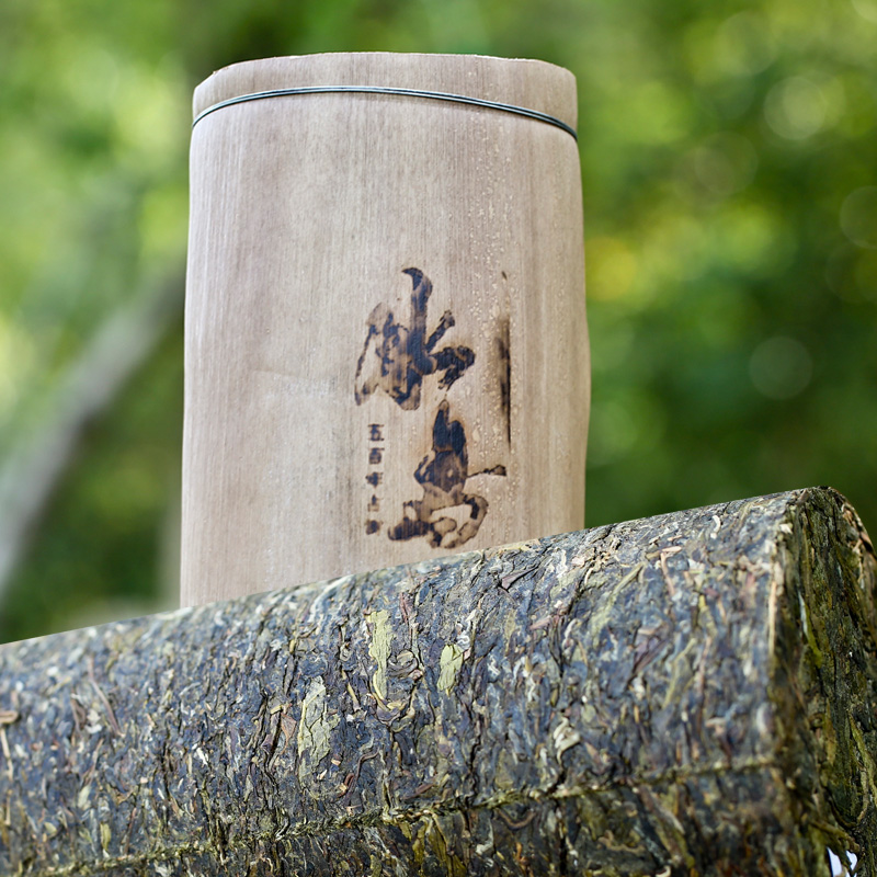 彩程茶叶2016年冰岛黄片龙柱普洱茶生茶柱3000g古树黄金叶普洱茶