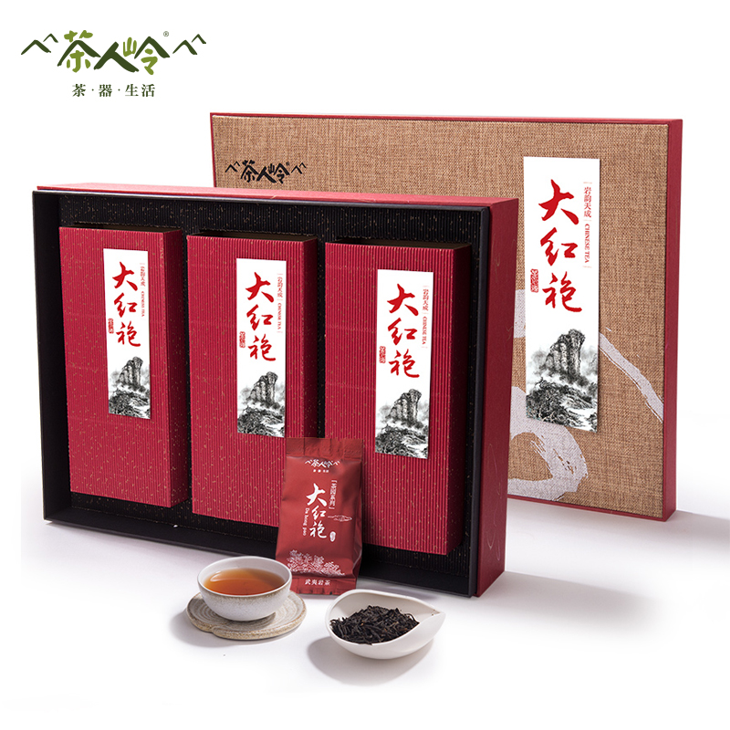 【天猫超市】茶人岭乌龙茶 大红袍武夷岩茶384g 茶叶礼盒装