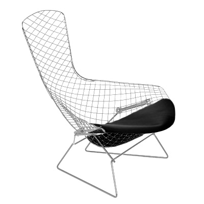 bird lounge chair/铁网休闲椅铁单椅/harry bertoia/哈利 伯托埃