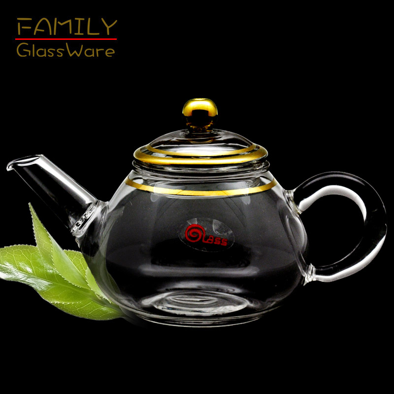 耐热耐高温无铅玻璃功夫小茶壶 带过滤泡茶小壶 小号功夫茶具