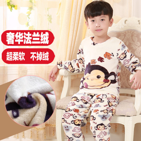 <em>淘宝网</em>-【<em>天天特价</em>】儿童<em>睡衣</em>珊瑚绒男孩春秋