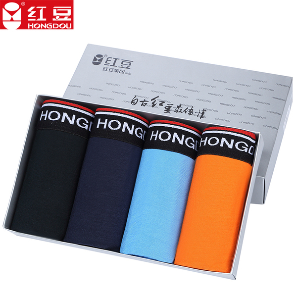 正品男<em>内裤</em> <em>红豆</em>男士 <em>内裤 男平角</em>莫代尔性感U