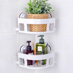 吸盘浴室三角置物架