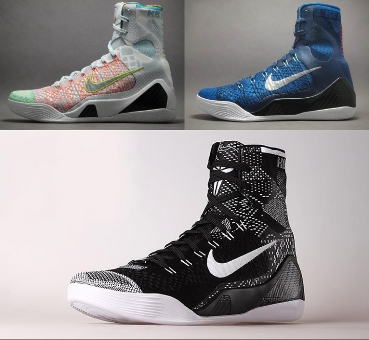 质检kobe ix科比9代高帮篮球鞋kobe 9黑人月彩虹鸳鸯圣诞版战靴