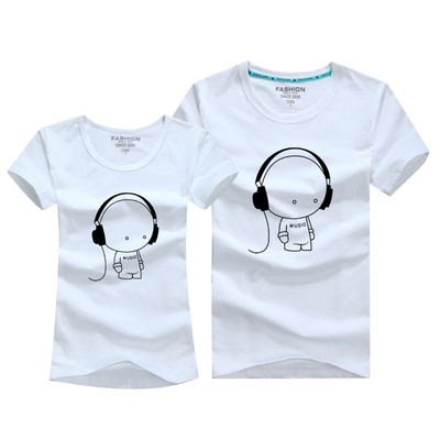 班服定制t恤 女短袖男纯棉圆领衣服diy印字照片