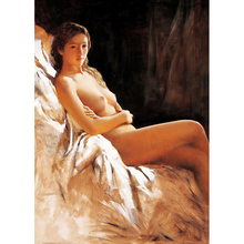 饰画宾馆会所卧室床头壁画美容院墙画 伊佳美女人体艺术挂画酒店装
