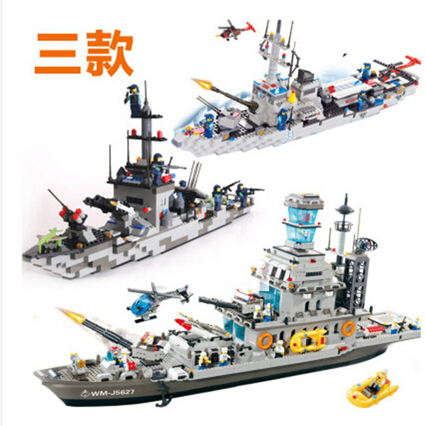 热销辽宁号航母 乐高式驱逐舰巡洋舰护卫舰辽