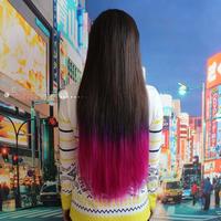 闪亮欧美彩色金丝<em>头发</em>炫彩金丝韩国无痕<em>接</em>发美